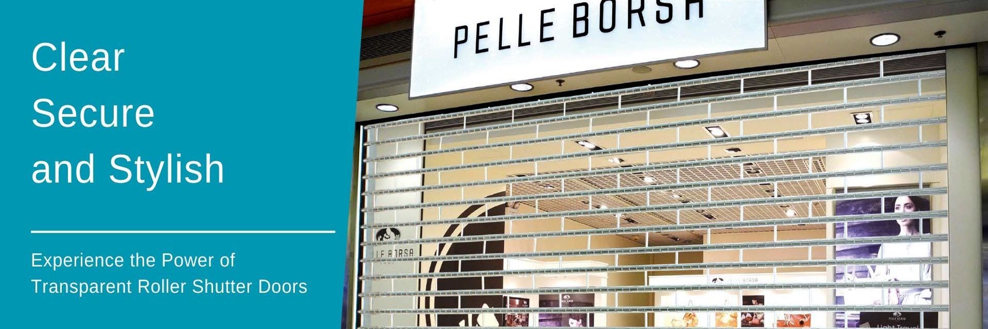 গুণ স্বচ্ছ রোলার শাটার দরজা কারখানা