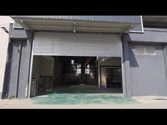 0.8mm বেধ স্লট স্ট্যান্ডার্ড ইলেকট্রিক গেট বহিরাগত ইস্পাত শাটার শিল্প রোলার দরজা